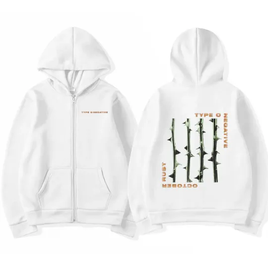 Type O Negative October Rust Zip Up Hoodie
