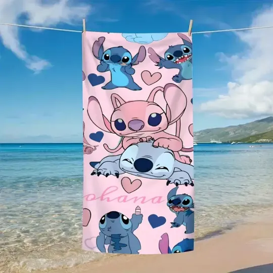 Disney Stitch Beach Towel