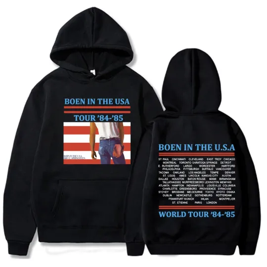 Born in The Usa Bruce Springsteen E Street Band Merch Hoodies