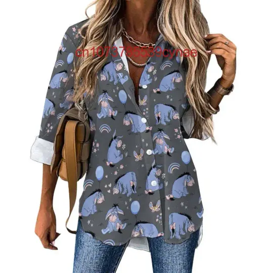 Disney Eeyore Women's Blouses Shirt