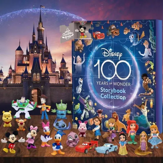 2025 Christmas Mickey Mouse Minnie Advent Calendar Blind Box 24 Days Countdown Surprise Blind Box Random Toys Gifts New Year