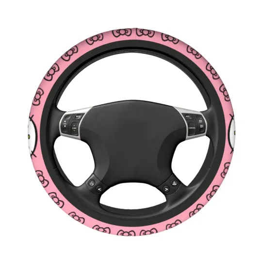 Steering Wheel Covers Hello Kitty Cartoon