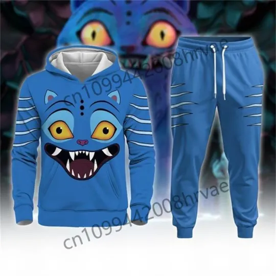 Derpy Tiger Hooded Joggers
