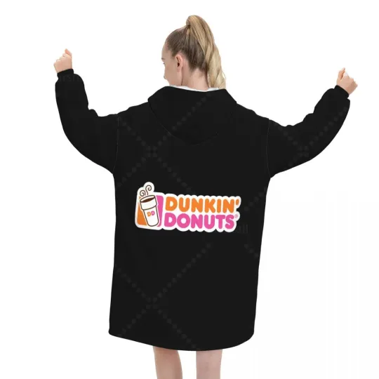 Dunkin Donuts Logo Blanket Hoodie