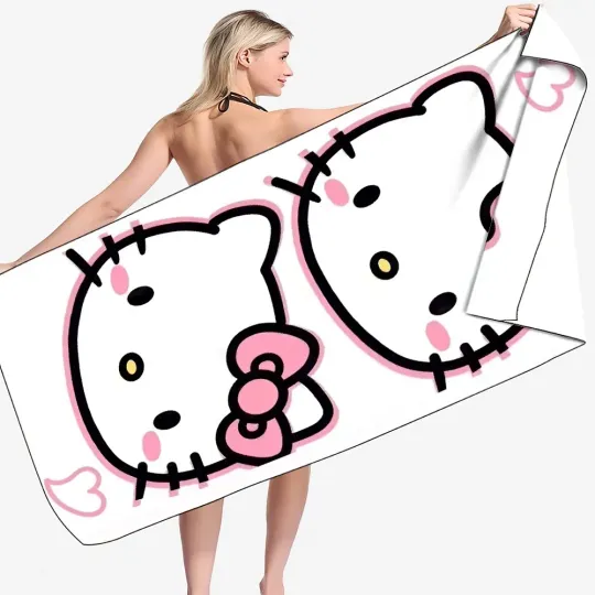 Hello Kitty Beach Towel for Sunny Days