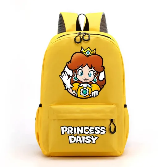 Super Mario Bros Kids Backpack Cartoon Cute Anime Knapsack Book Bag