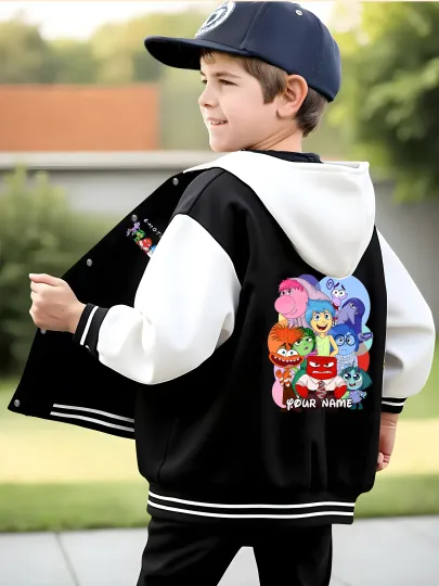Disney Inside Out Baseball Hooded Jacket