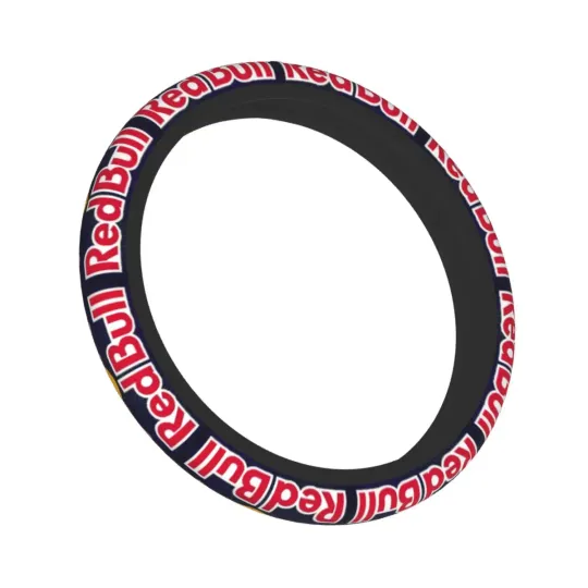 Red Bulls Car Steering Wheel Cover