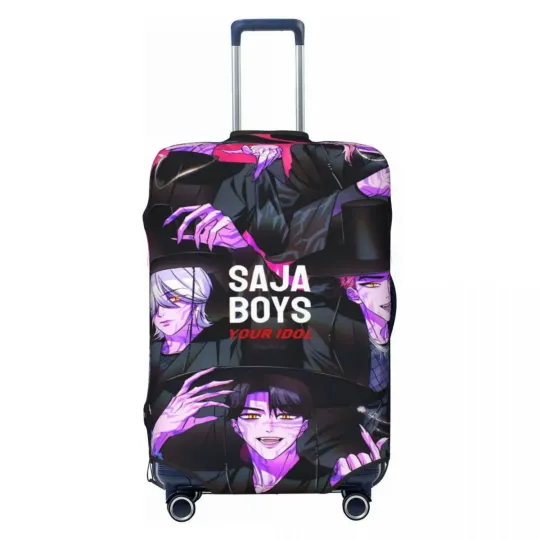 KPop Demon Hunters Suitcase Cover for Travel and Luggage Protection