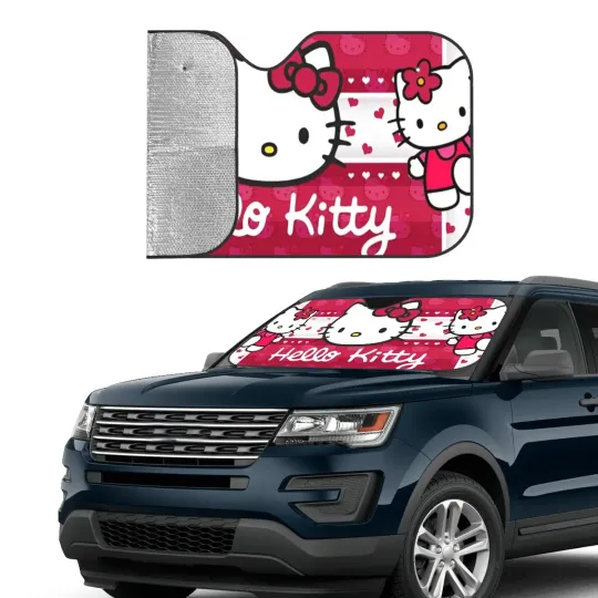 Sanrio Hello Kitty Kuromi Car Sun Shades