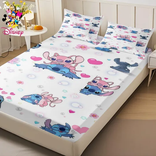 Disney Stitch and Angel Bedding Set