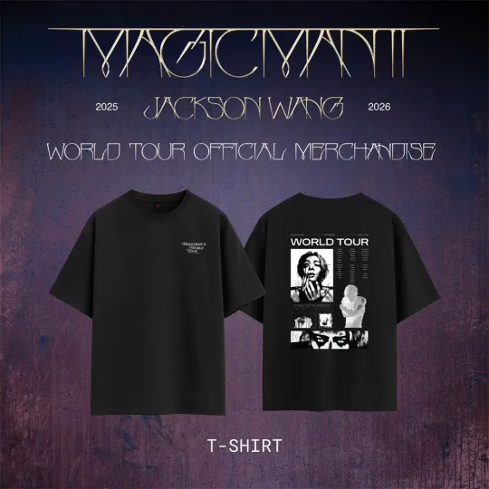 KPOP Jackson Wang T-Shirt 2026 World Tour Merch T-Shirt