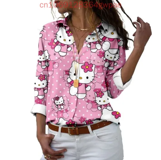 Hello Kitty Women's Blouses Shirt