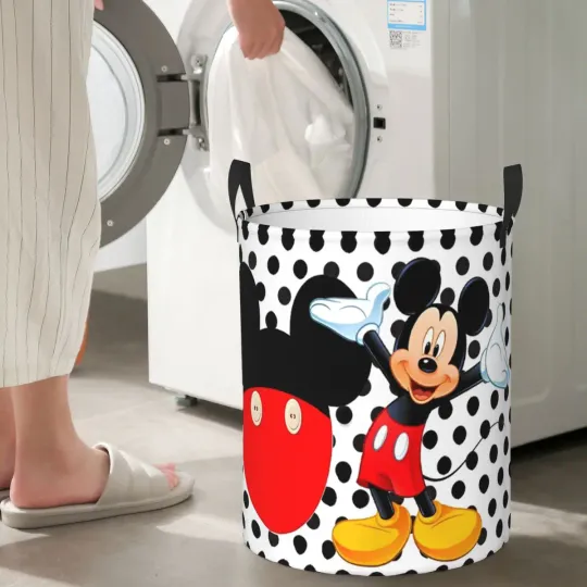 Disney Mickey Mouse Minnie Kid's Toy Laundry Baskets