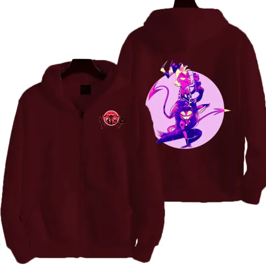 Millie x Moxxie Helluva Boss Men Hoodie