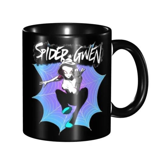 Spider Gwen Stacy Coffee Mug Fun spider-Gwen Cup For Office
