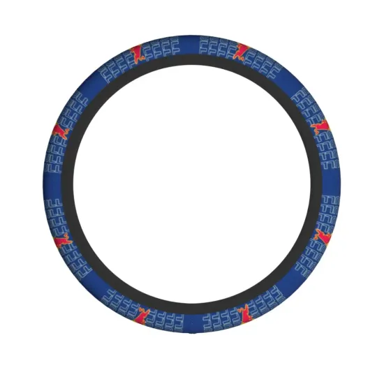 Car Steering Wheel Cover Red Bulls