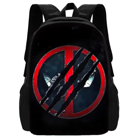 Deadpool & Wolverine Themed Child School Backpack