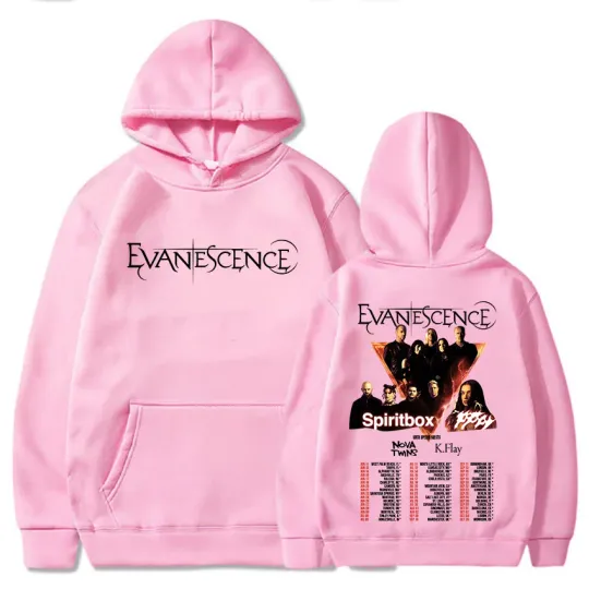 Rock Band EVANESCENCE Tour 2026 Hoodies