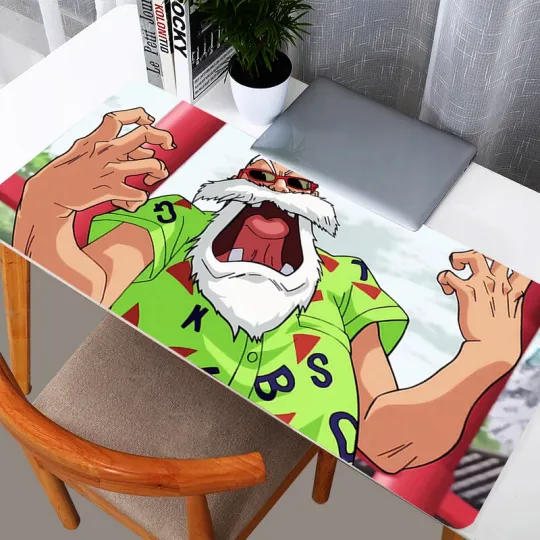 DBZ Dragon Ball Master Roshi Mouse Pad Game Rubber Mini Pc Keyboard Laptop Computer Speed Desk Mat Gaming Acessories Mousepad
