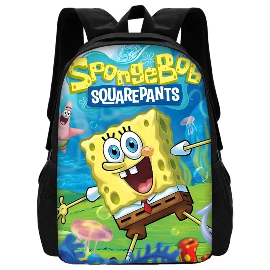 Child School Anime SpongeBob Kawaii Backpack