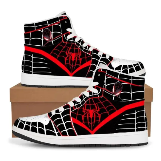 SpiderMan Anime  Basketball Shoes, High Top Sneakers, Birthday/Christmas Gift