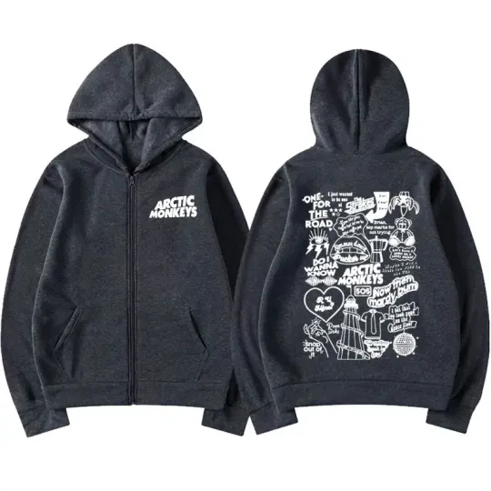 Arctic Monkeys Band Zipper Hoodie