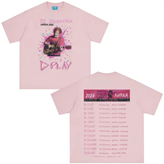 Ed Shee Loop Australian Tour 2026 Print T-shirt