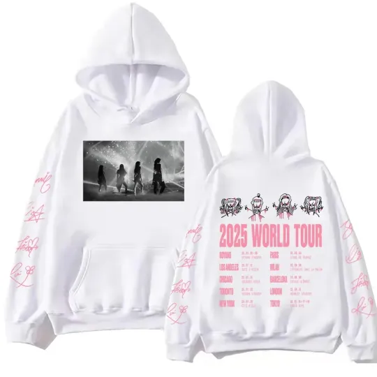 Pink Tour 2025 Hoodie Man Woman Harajuku Pullover Tops World Tour Sweatshirt Fans Gift Hip Pop Clothing