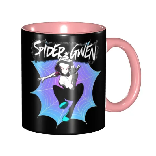 Spider Gwen Stacy Coffee Mug Fun spider-Gwen Cup For Office