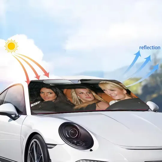 Paris Hilton Lindsay Lohan Britney Spears Car Sun Shade