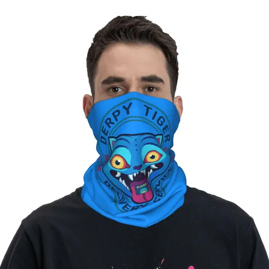 Derpy Tiger Face Mask Scarf