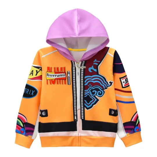 Huntrix KPop Demon Hunters Rumi Cosplay Jacket Hoodie