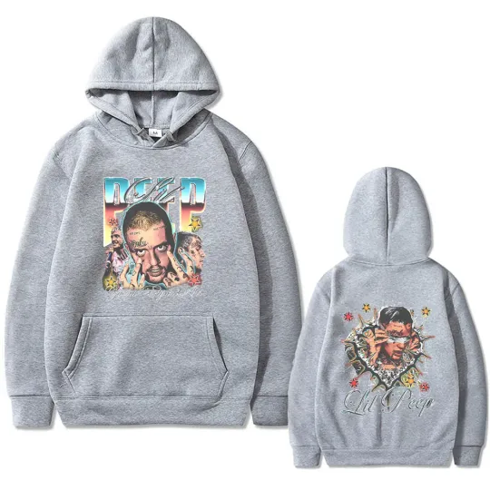 Rapper Lil Peep Cry Baby Double Sided Print Hoodie