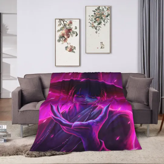 kpop Demon Hunters Huntrix Fleece Blanket