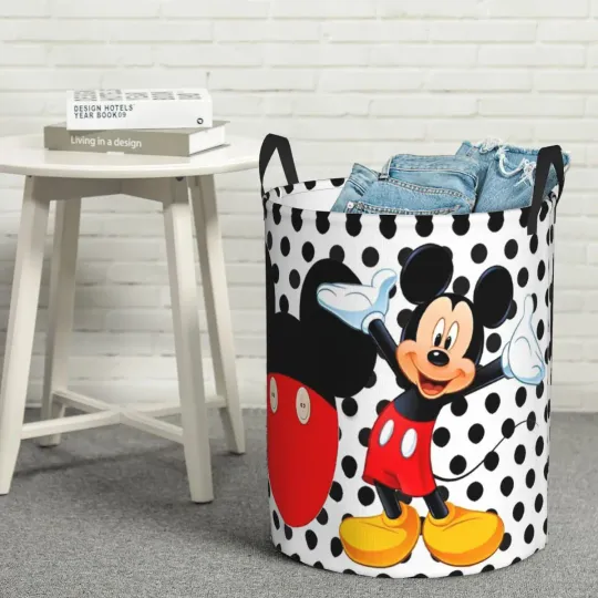 Disney Mickey Mouse Minnie Kid's Toy Laundry Baskets