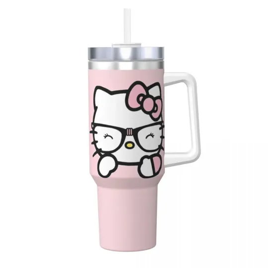 Hello Kitty Tumblers 40 oz With Handle | Christmas Gift