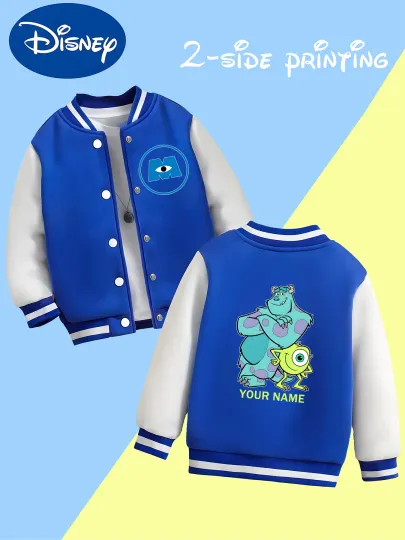 Disney Monsters University Sulley Sullivan Boys Baseball Jacket -