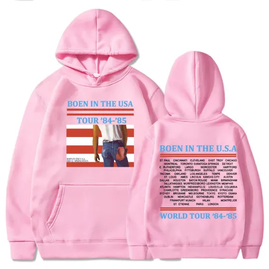 Born in The Usa Bruce Springsteen E Street Band Merch Hoodies