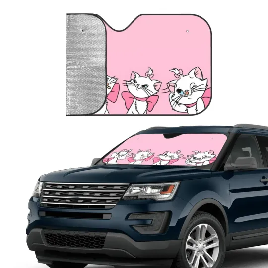 Aristocats Marie Cat Car Sunshade