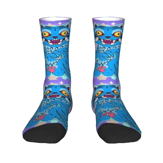 Unisex KPop Demon Hunters Tiger Pattern Socks