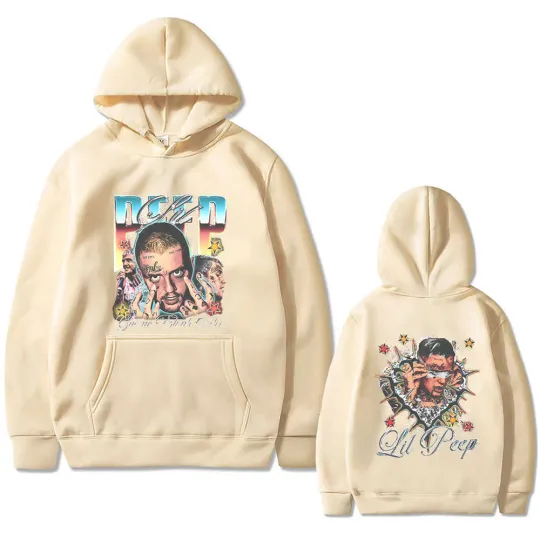 Rapper Lil Peep Cry Baby Double Sided Print Hoodie