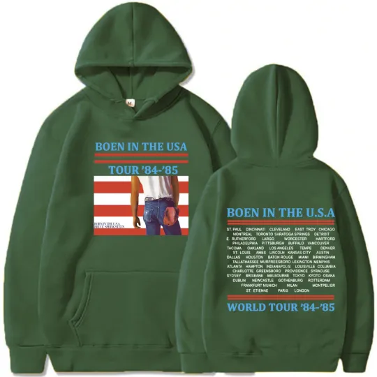 Born in The Usa Bruce Springsteen E Street Band Merch Hoodies