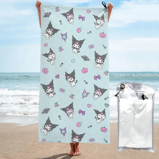 Sanrio Hello Kitty Merch Towel for Beach Pool Summer