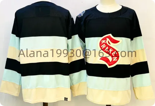 Custom Ice Hockey Stitched Jersey Name Number Gourde Beniers Grubauer Tanev Eberle Jersey For Men Women And Youth