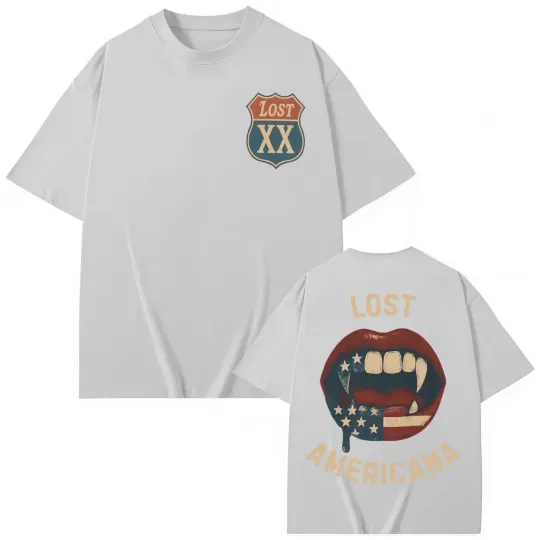 Rapper MGK Lost Americana Tour 2026 T-shirt