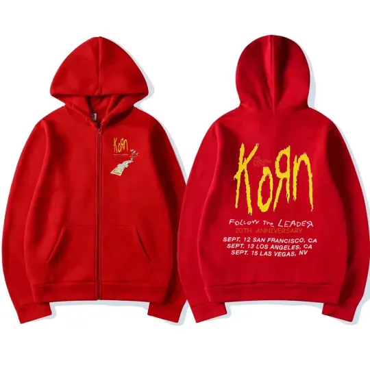 Korn Follow The Leader 20Th Anniversary Zip Up