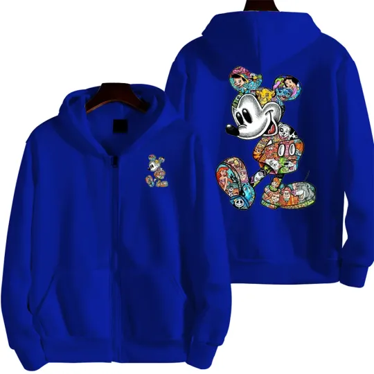 Graffiti Mickey Men Cartoon Hoodie
