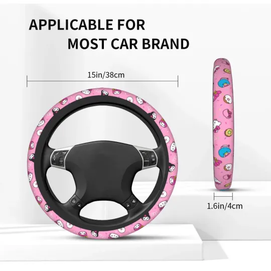 Hello Kitty Car Steering Wheel Cover