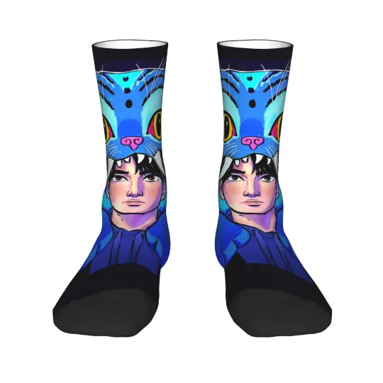 Kpop Demon Hunters Derpy Tiger Masked Socks